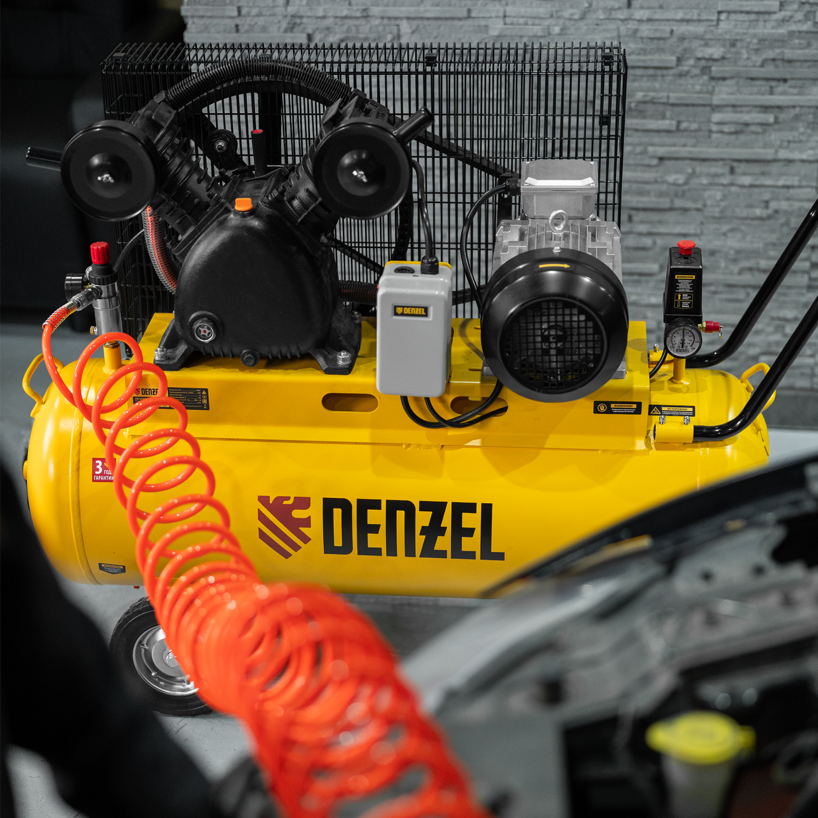 Поршневой компрессор DENZEL BCV 4000-T/100