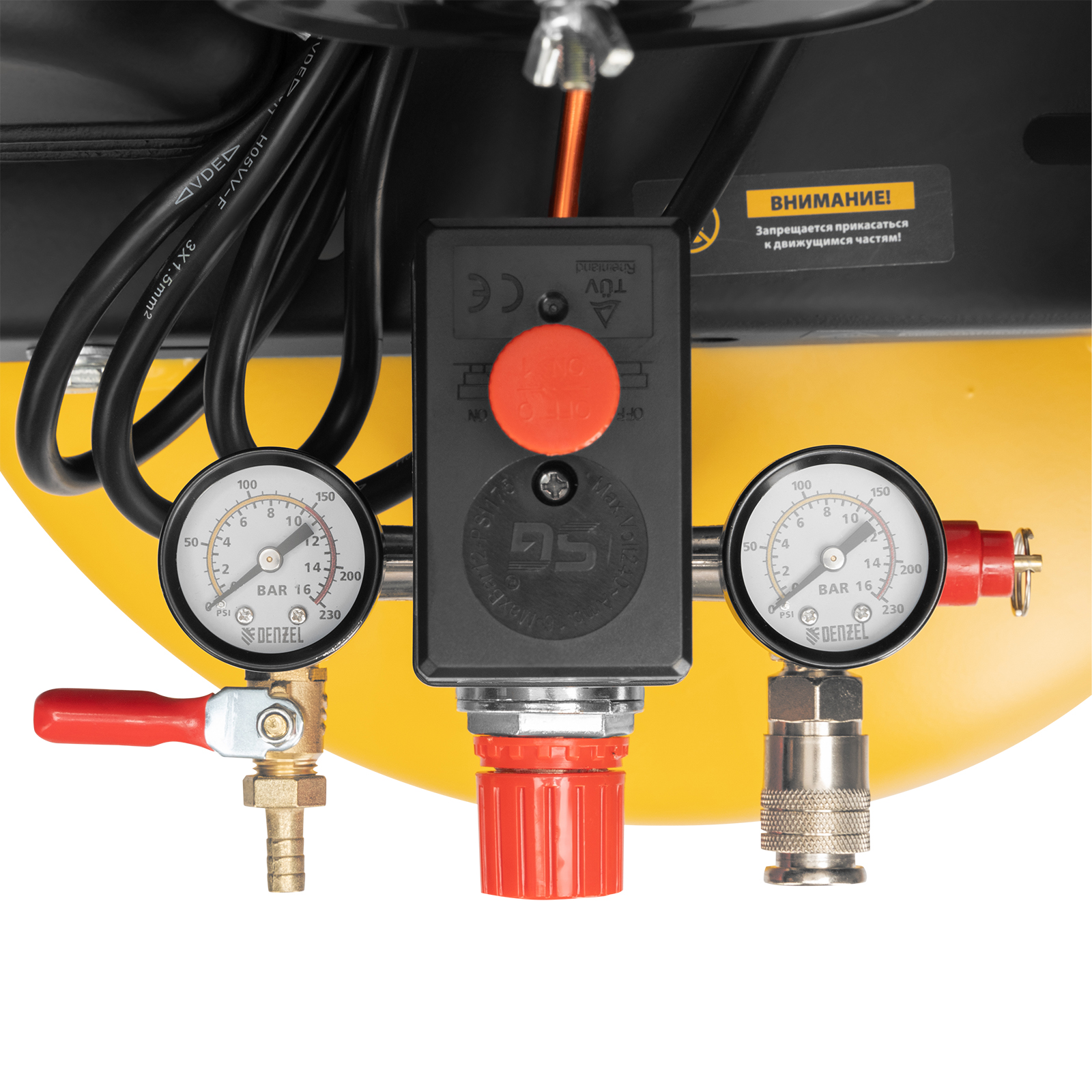 Поршневой компрессор DENZEL BCV2200/100V