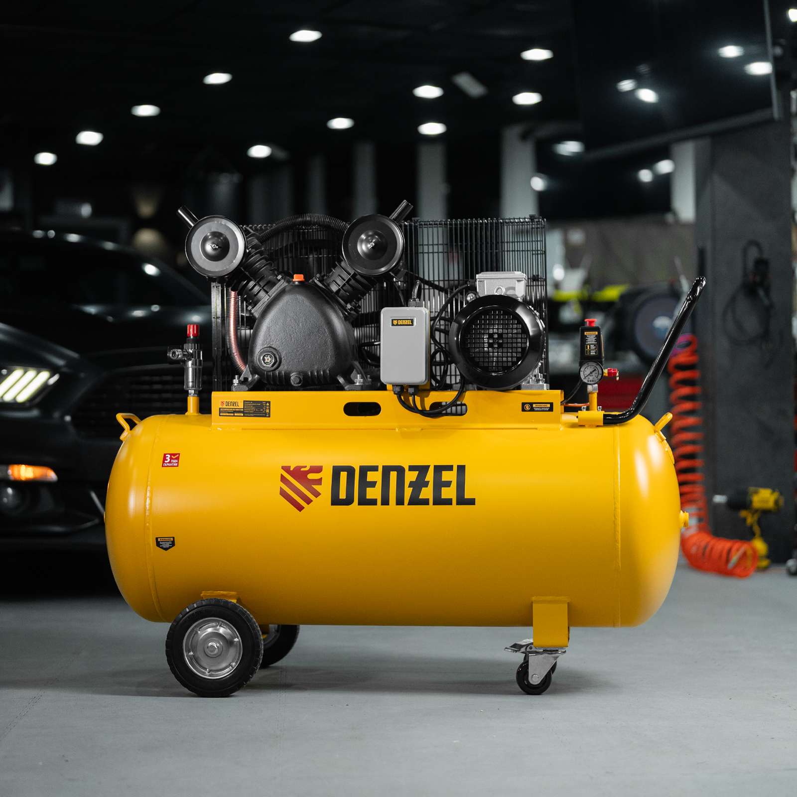 Поршневой компрессор DENZEL BCV 4000-T/200