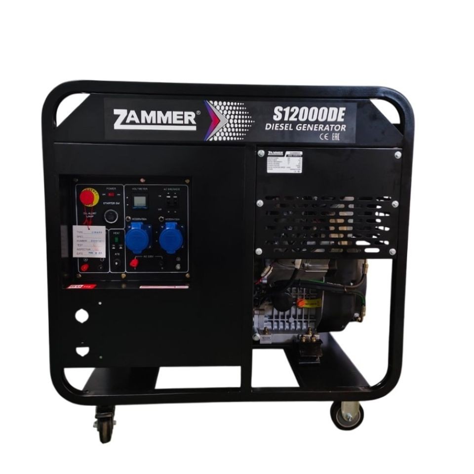 Генератор Zammer S12000DE