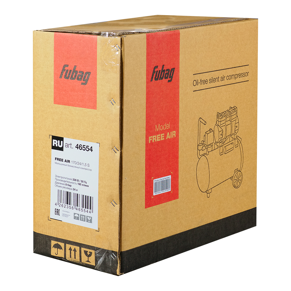Поршневой компрессор Fubag Free Air 170/24/1.5 S