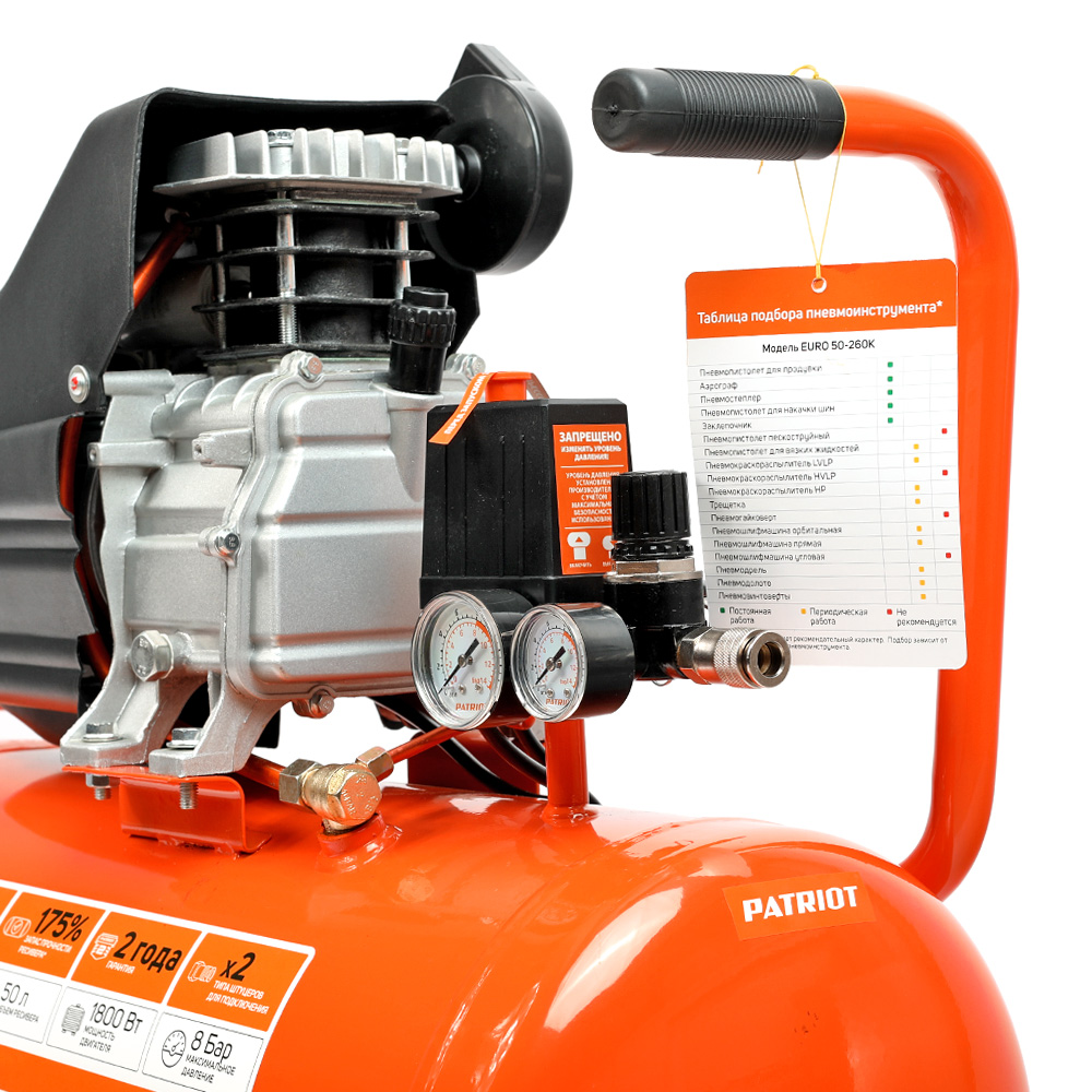 Поршневой компрессор PATRIOT EURO 50-260 K