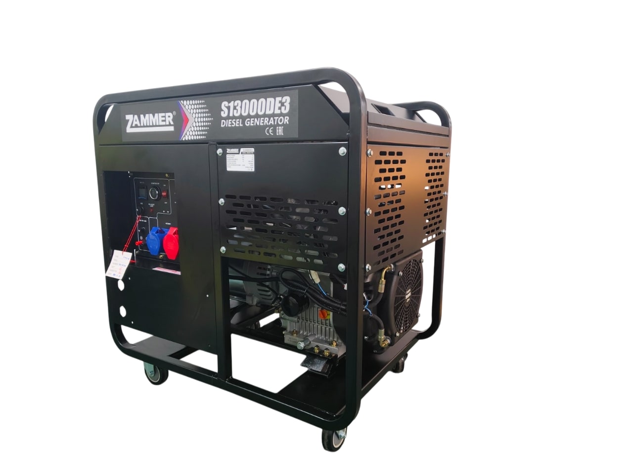 Генератор Zammer S13000DE3 - 11кВт фото Генератор Zammer S13000DE3 - 11кВт