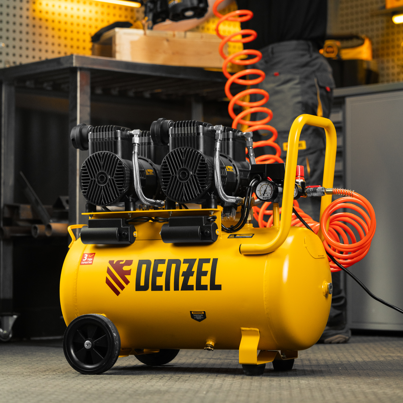 Поршневой компрессор DENZEL DLP -3000/50