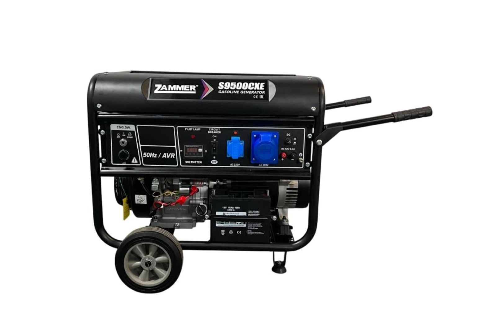 Генератор Zammer S9500CXE - 8кВт фото Генератор Zammer S9500CXE - 8кВт