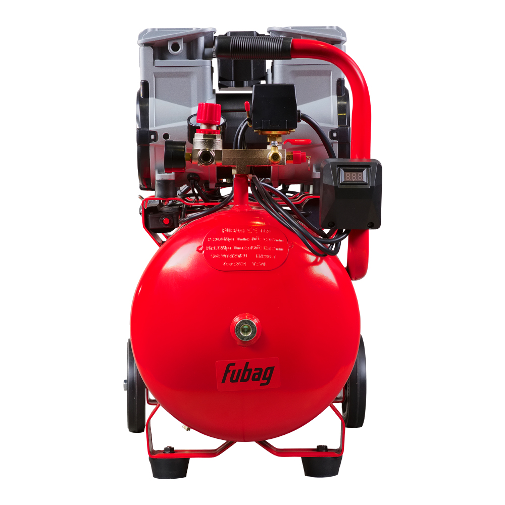 Поршневой компрессор Fubag OLS 500/50 CM2х2 + Набор пневмоинструмента Basic S1000 (3 предмета) в ПОДАРОК