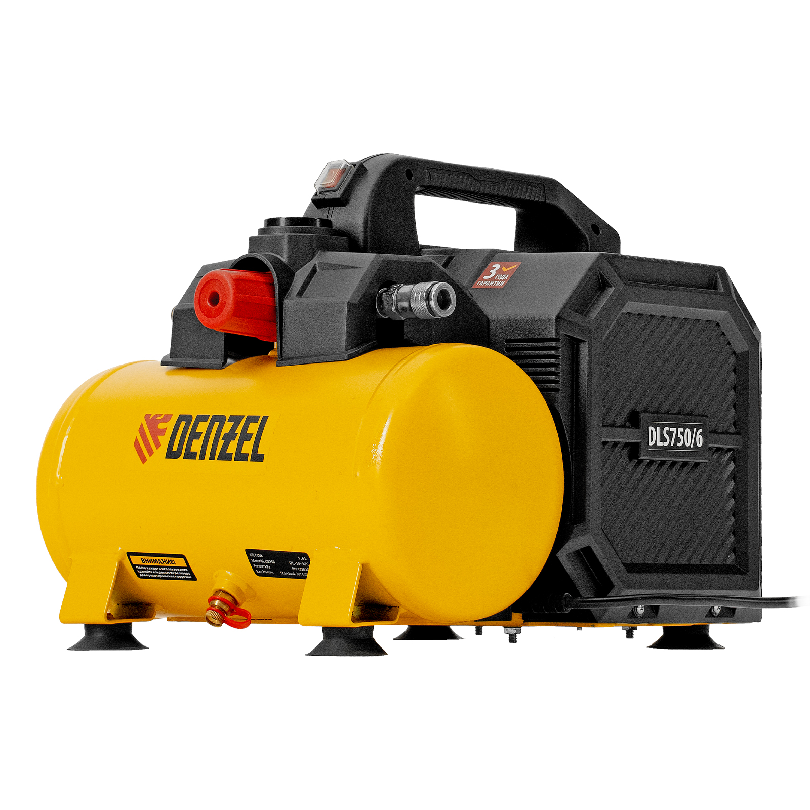 Поршневой компрессор DENZEL DLS750/6