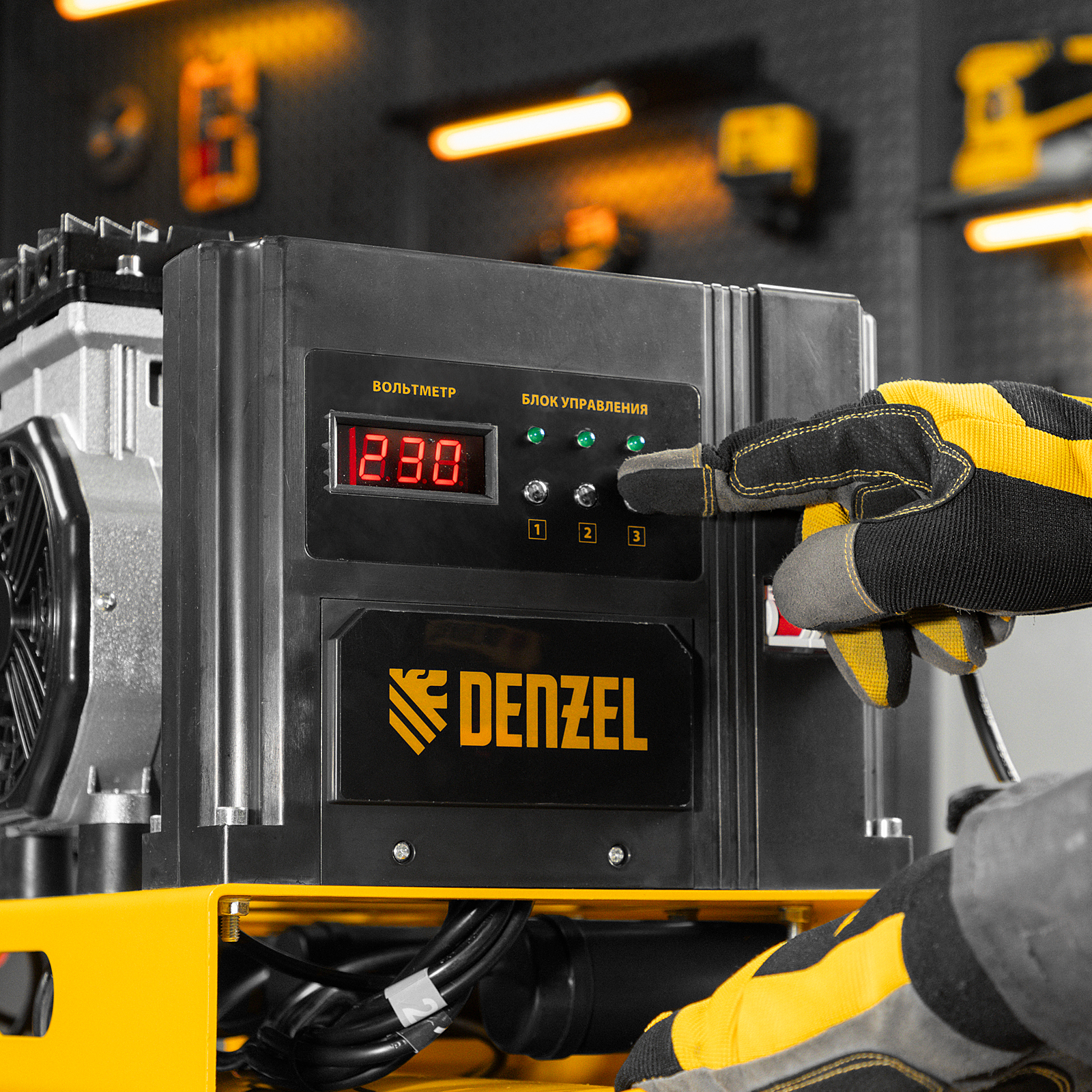 Поршневой компрессор DENZEL DLS 3300/100