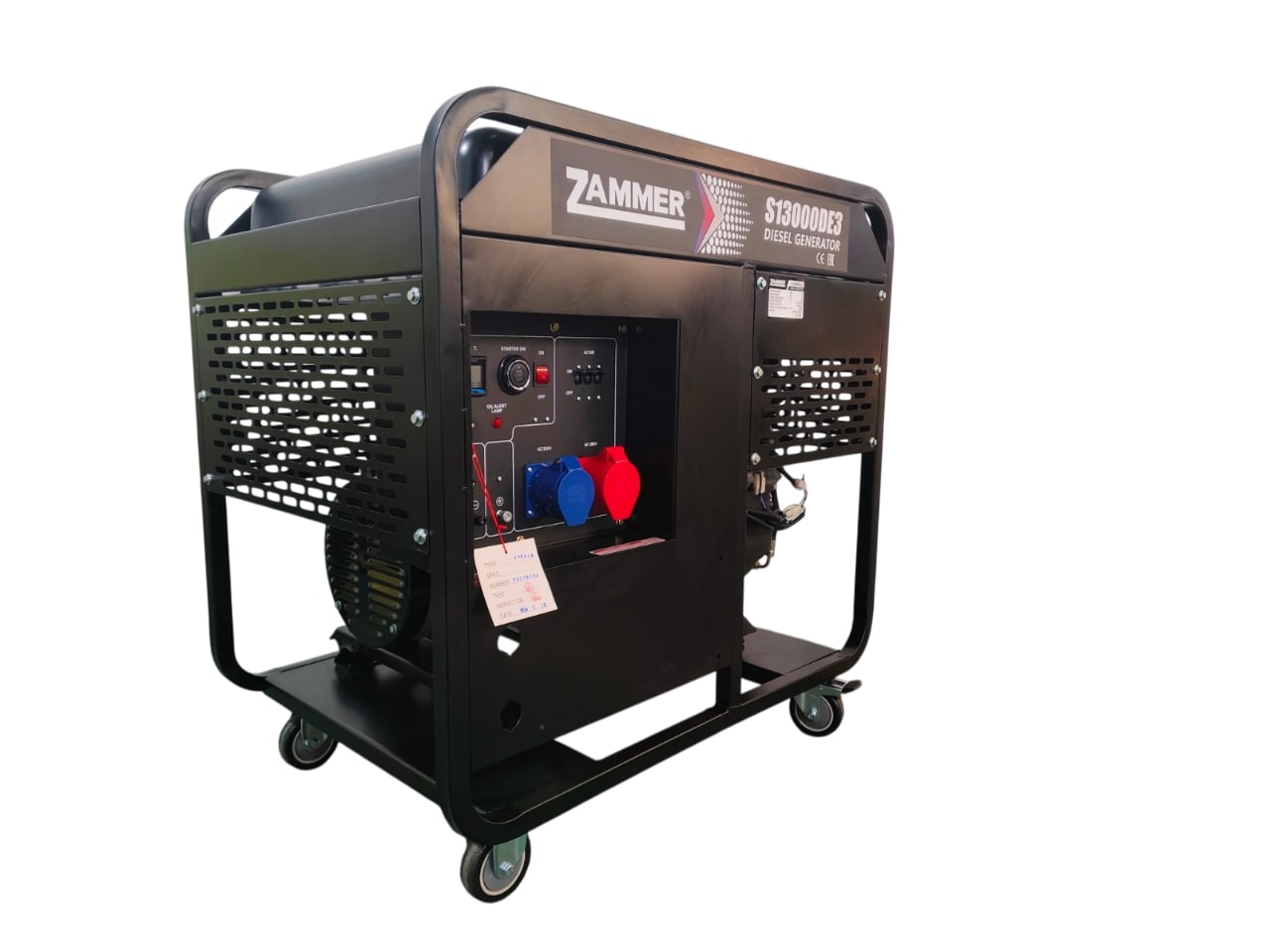 Генератор Zammer S13000DE3 - 11кВт фото Генератор Zammer S13000DE3 - 11кВт