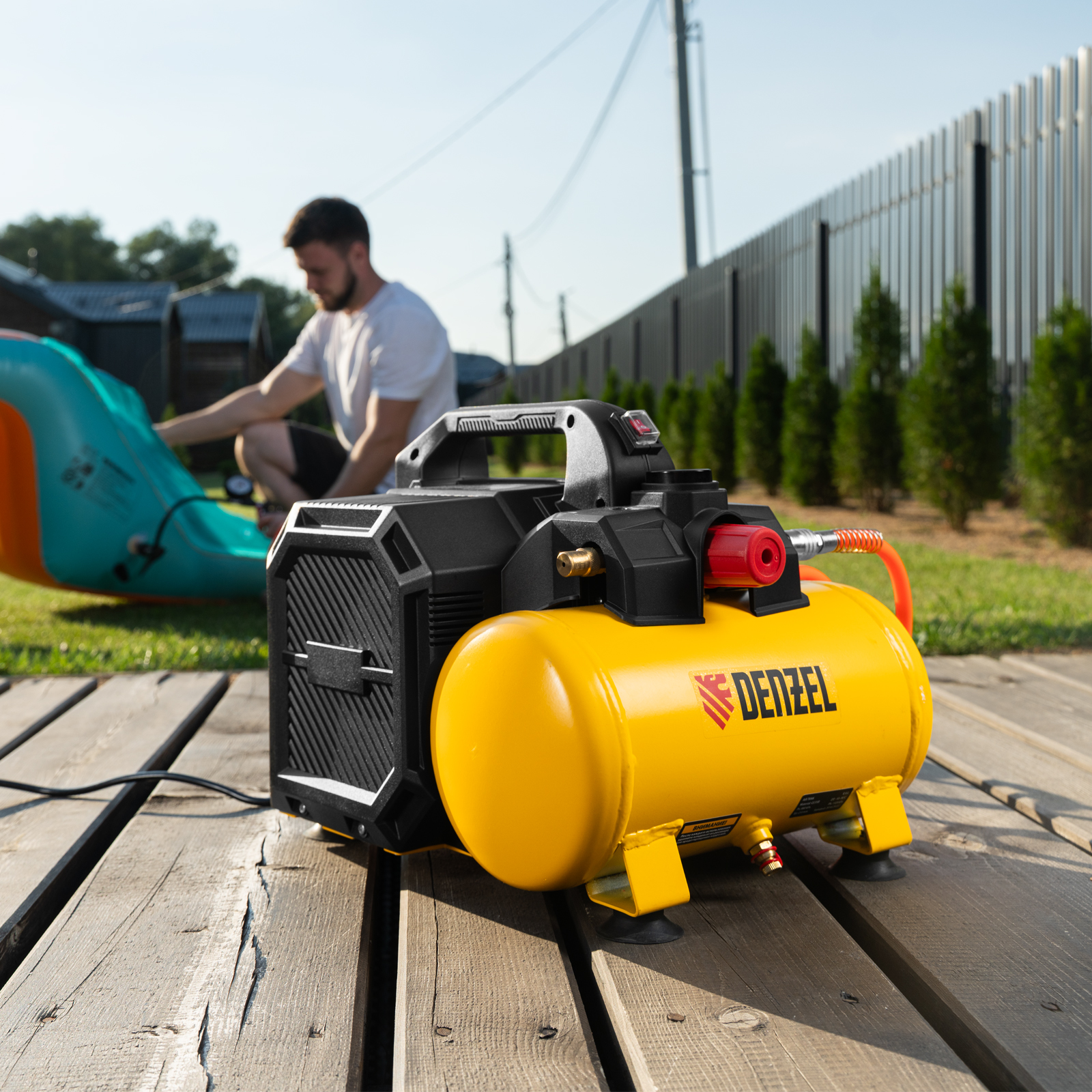 Поршневой компрессор DENZEL DLS750/6