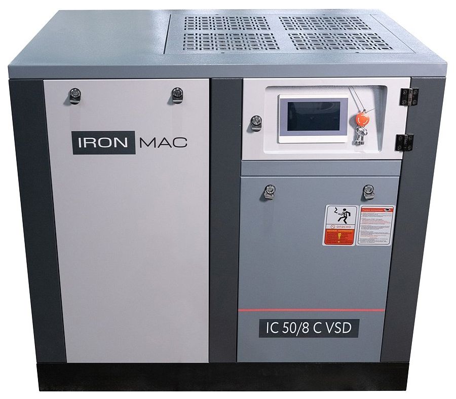 Винтовой компрессор Ironmac IC 50/8 C VSD (IP23) фото Винтовой компрессор Ironmac IC 50/8 C VSD (IP23)
