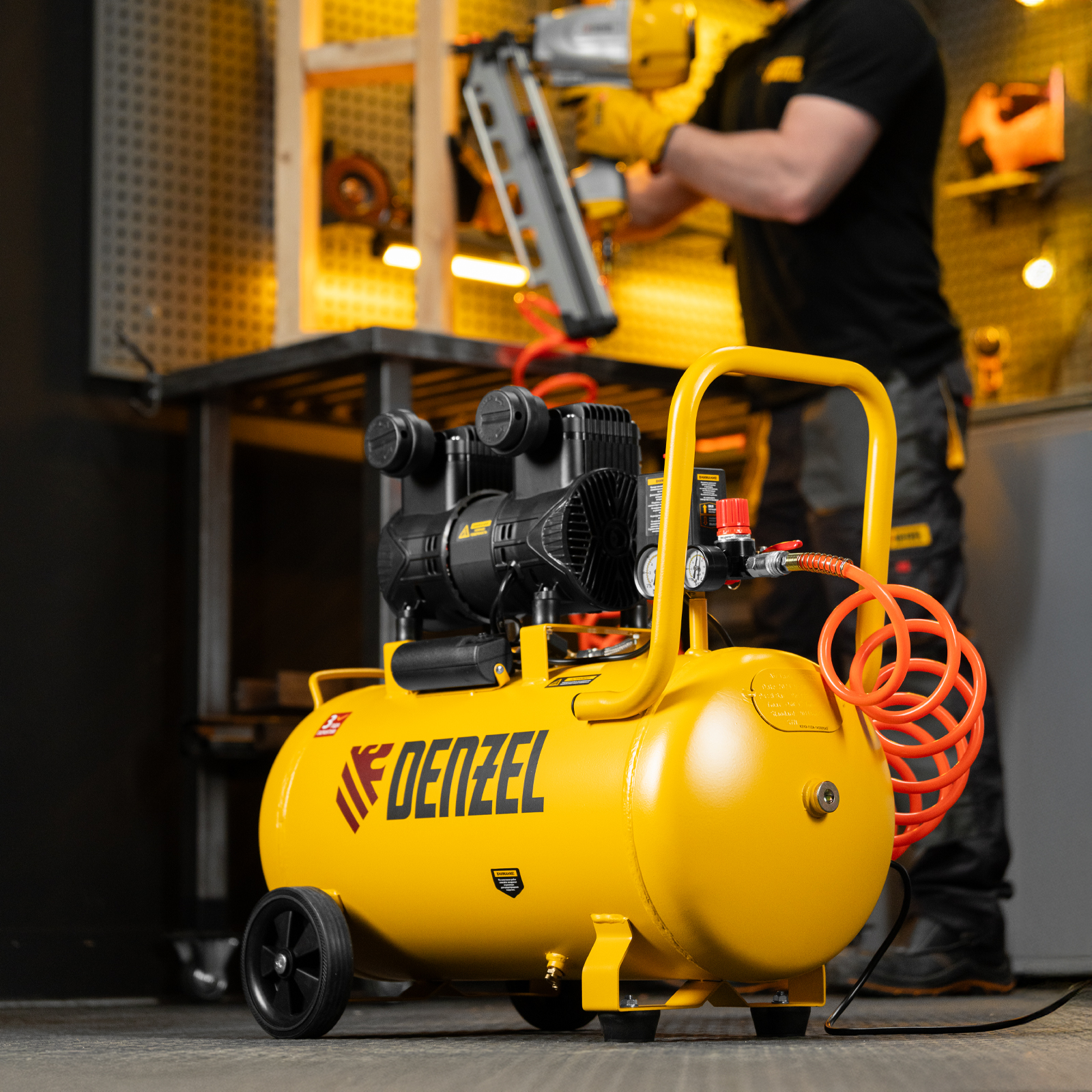 Поршневой компрессор DENZEL DLP-1500/50