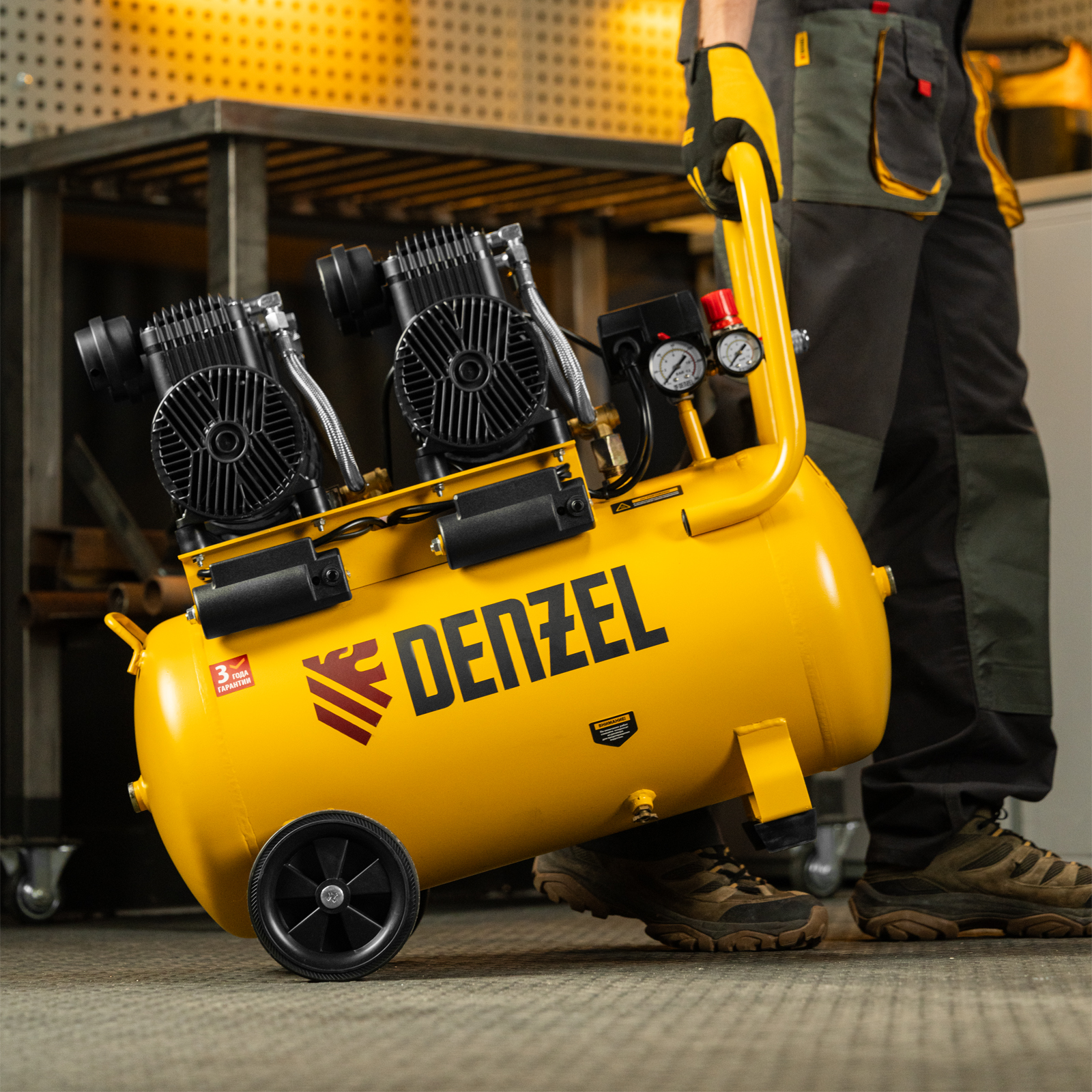 Поршневой компрессор DENZEL DLP -3000/50