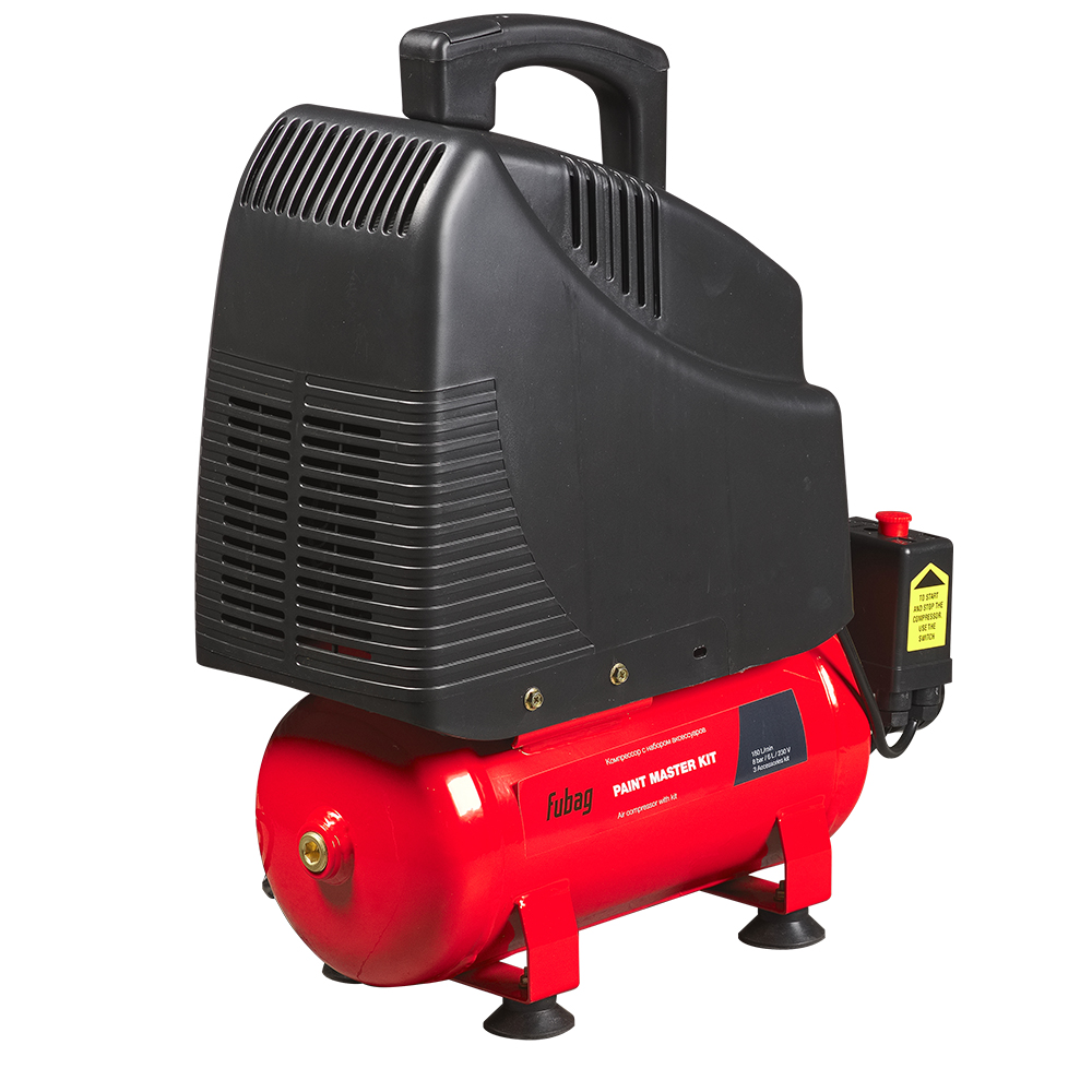 Поршневой компрессор Fubag Paint Master Kit + 3 предмета