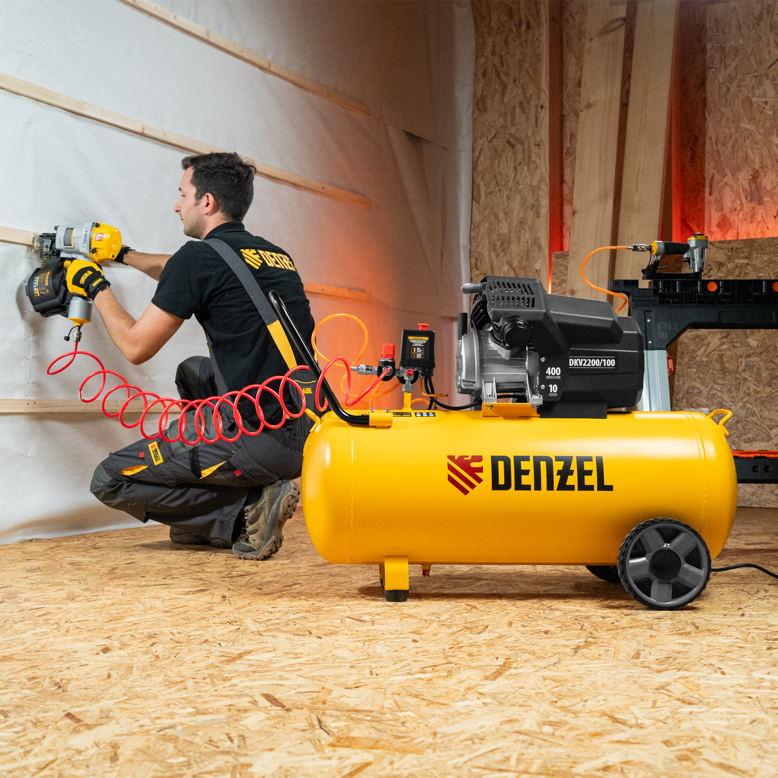 Поршневой компрессор DENZEL DKV2200/100