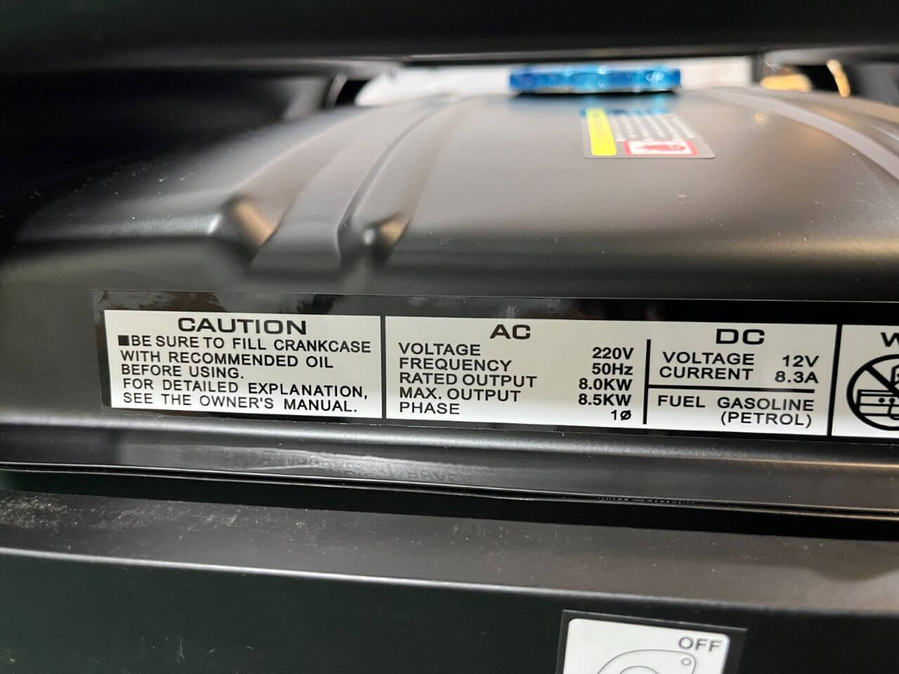 Генератор Zammer S9500CXE - 8кВт фото Генератор Zammer S9500CXE - 8кВт