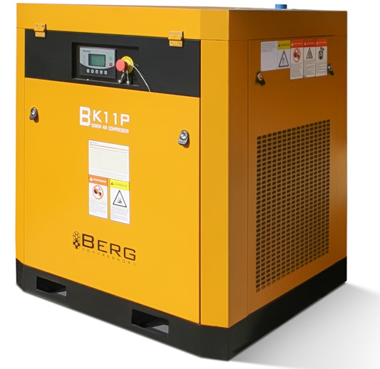 Винтовой компрессор Berg ВК-11Р-Е 10 (IP23) фото Винтовой компрессор Berg ВК-11Р-Е 10 (IP23)
