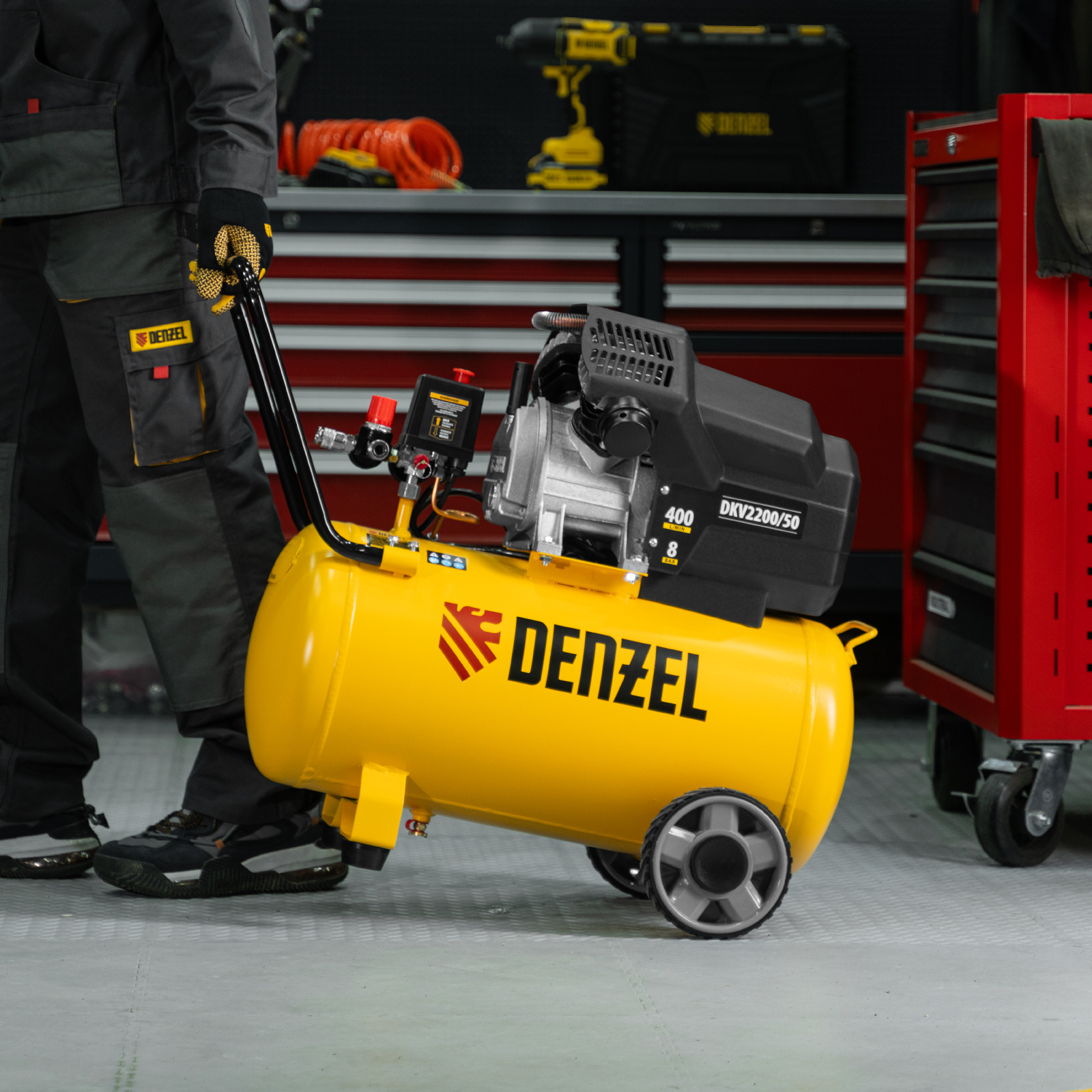 Поршневой компрессор DENZEL DKV2200/50