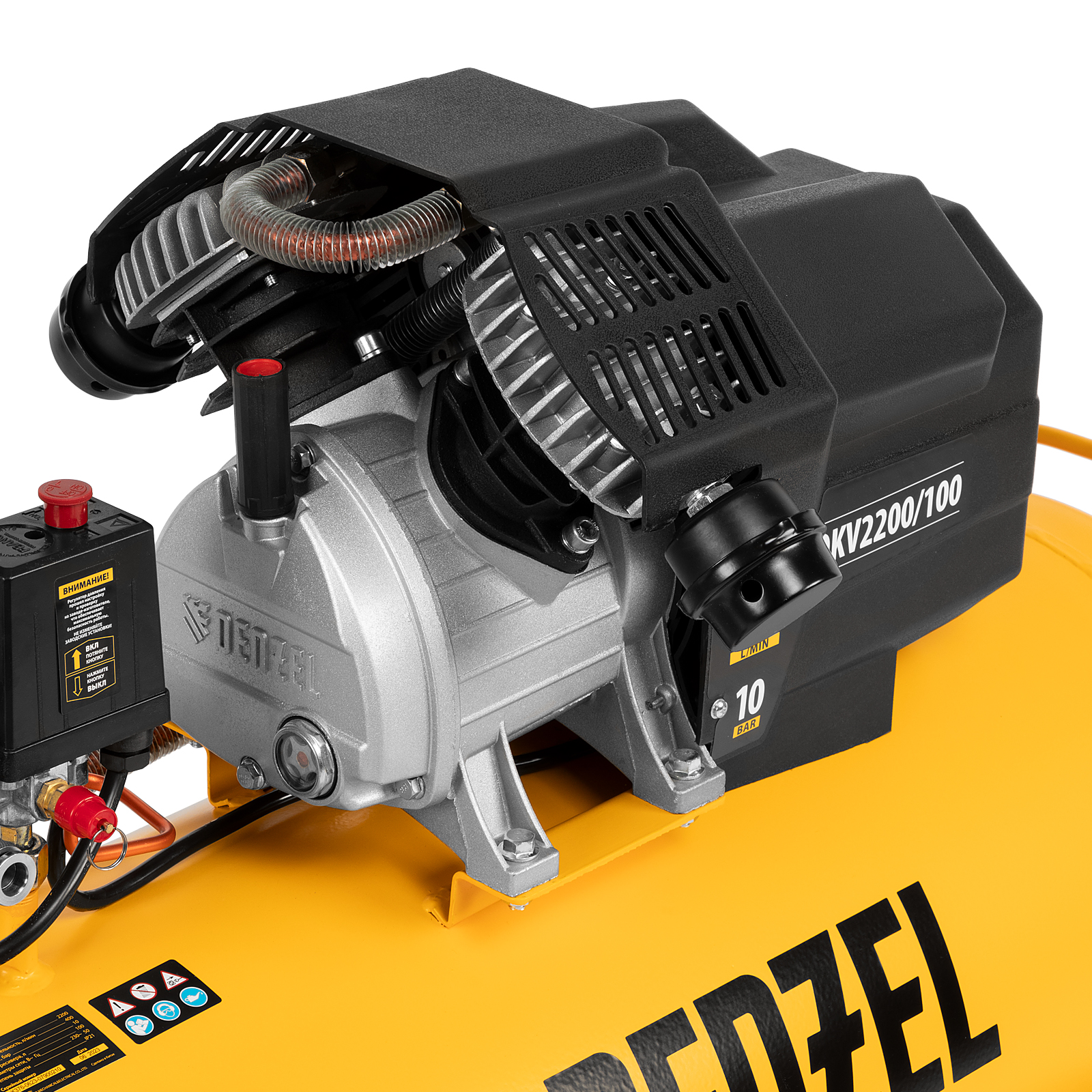 Поршневой компрессор DENZEL DKV2200/100