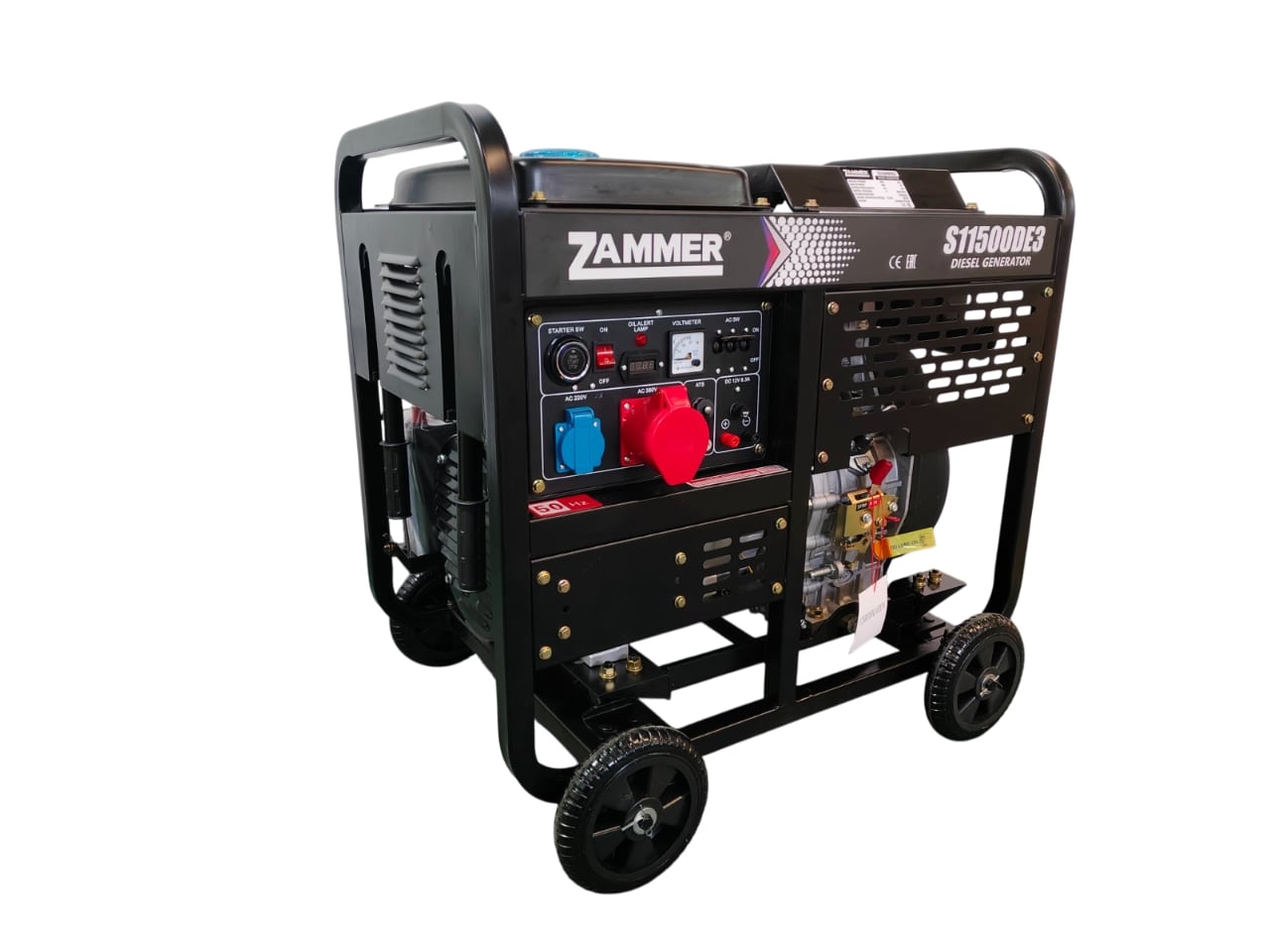 Генератор Zammer S11500DE3 - 9,5кВт фото Генератор Zammer S11500DE3 - 9,5кВт