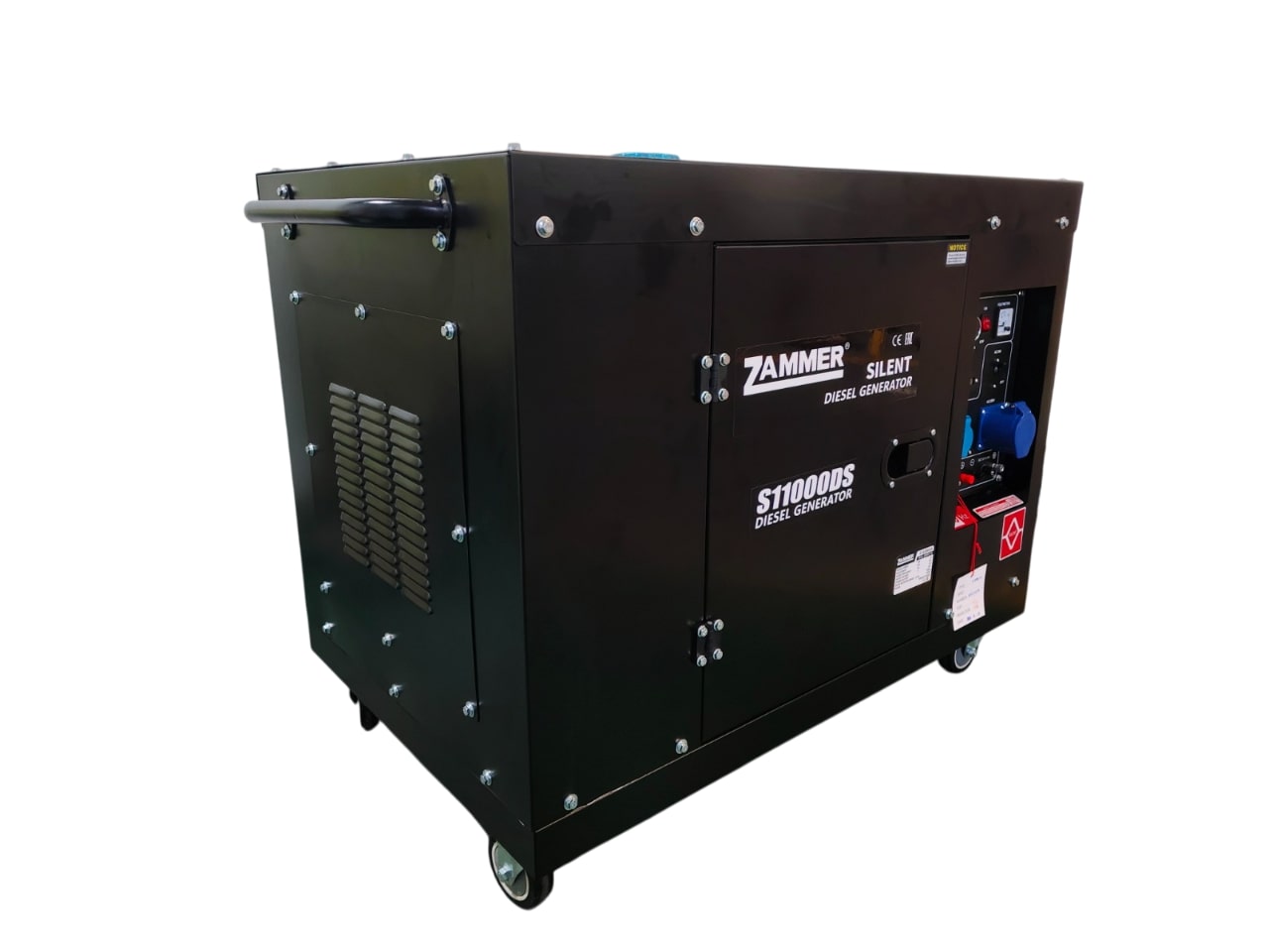 Генератор Zammer S11000DS- 7,5кВт кожух фото Генератор Zammer S11000DS- 7,5кВт кожух