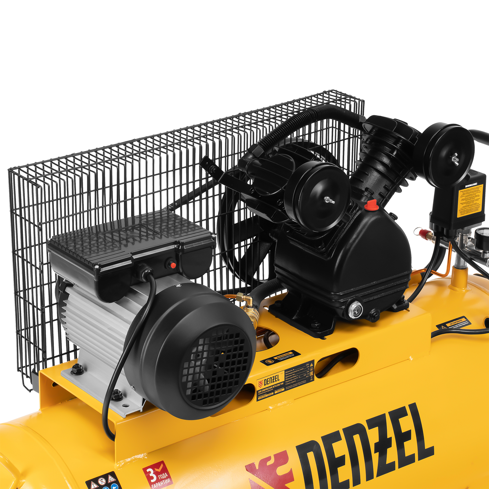 Поршневой компрессор DENZEL BCV2200/100