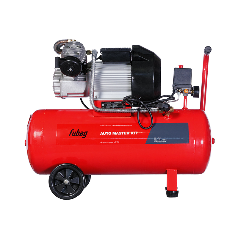 Поршневой компрессор Fubag AUTO MASTER KIT + 10 предметов