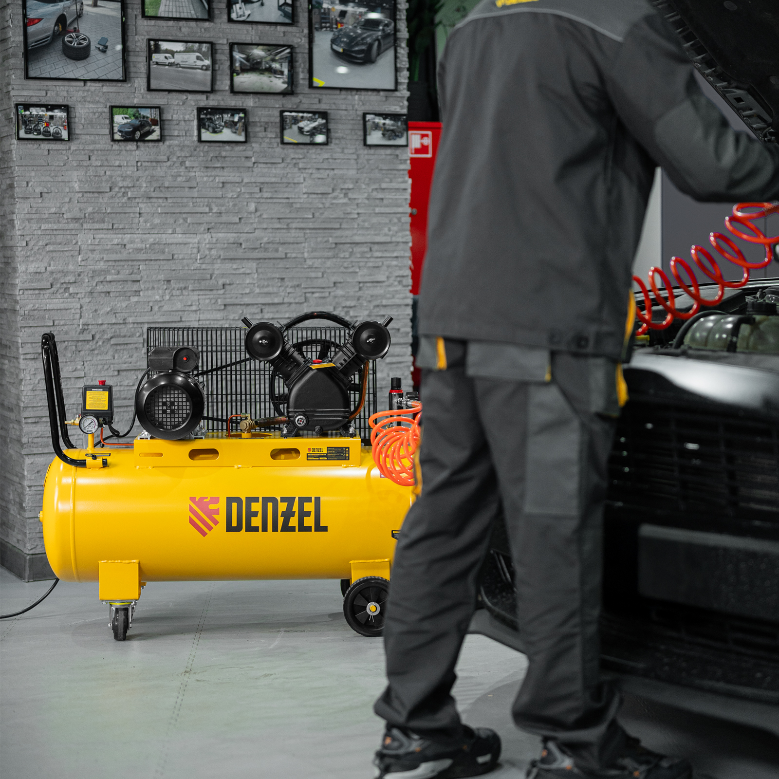 Поршневой компрессор DENZEL BCV2300/100