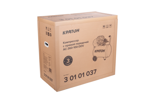 Поршневой компрессор КРАТОН AC-360-100-DDV