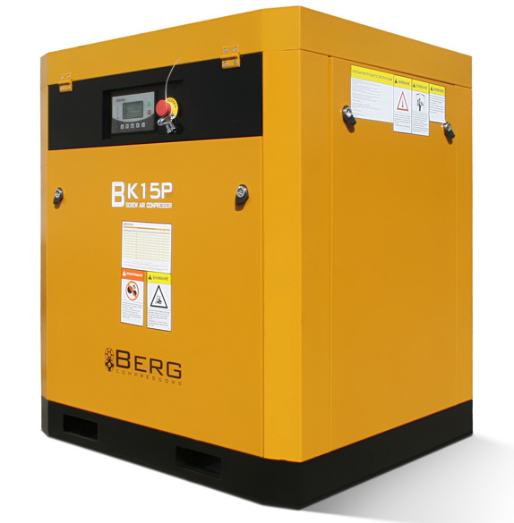 Винтовой компрессор Berg ВК-15Р-Е 12 (IP23) фото Винтовой компрессор Berg ВК-15Р-Е 12 (IP23)