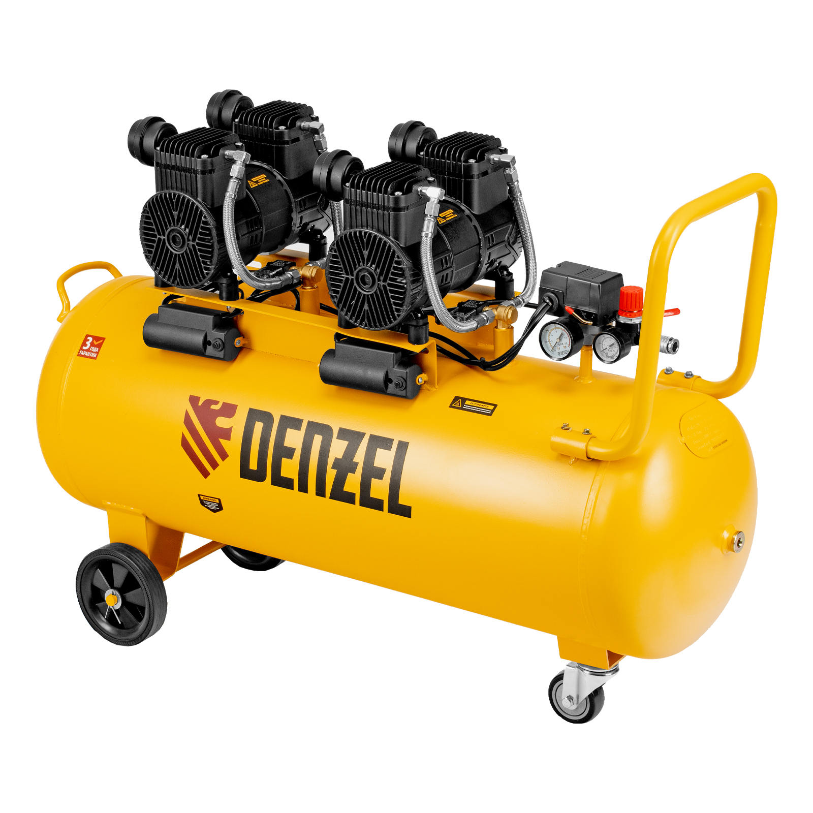 Поршневой компрессор DENZEL DLP-3000/100