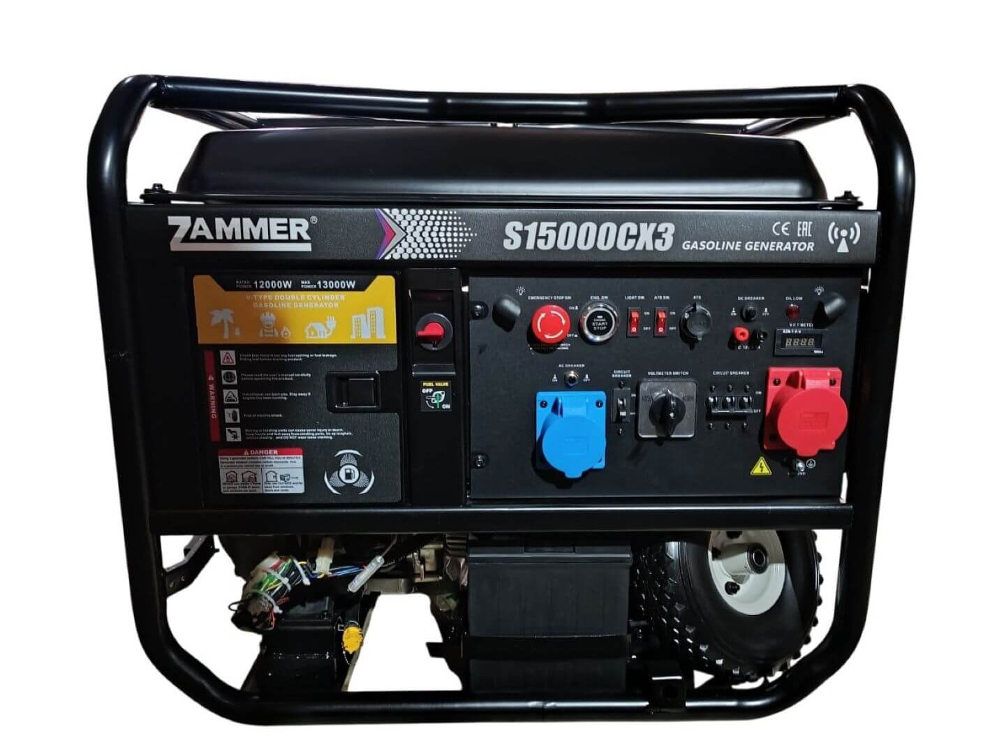 Генератор Zammer S15000CX3 - 12кВт фото Генератор Zammer S15000CX3 - 12кВт