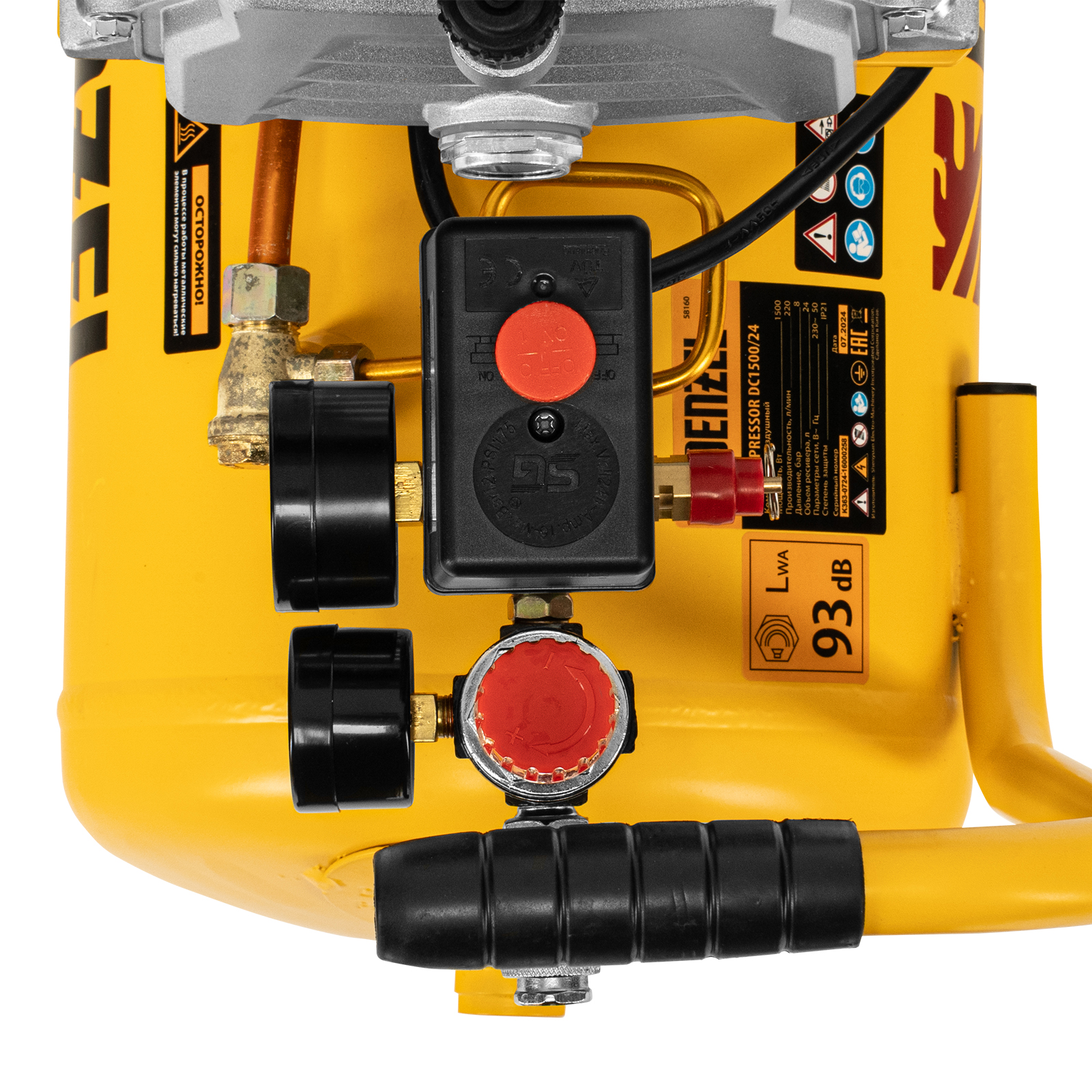 Поршневой компрессор DENZEL DC1500/24