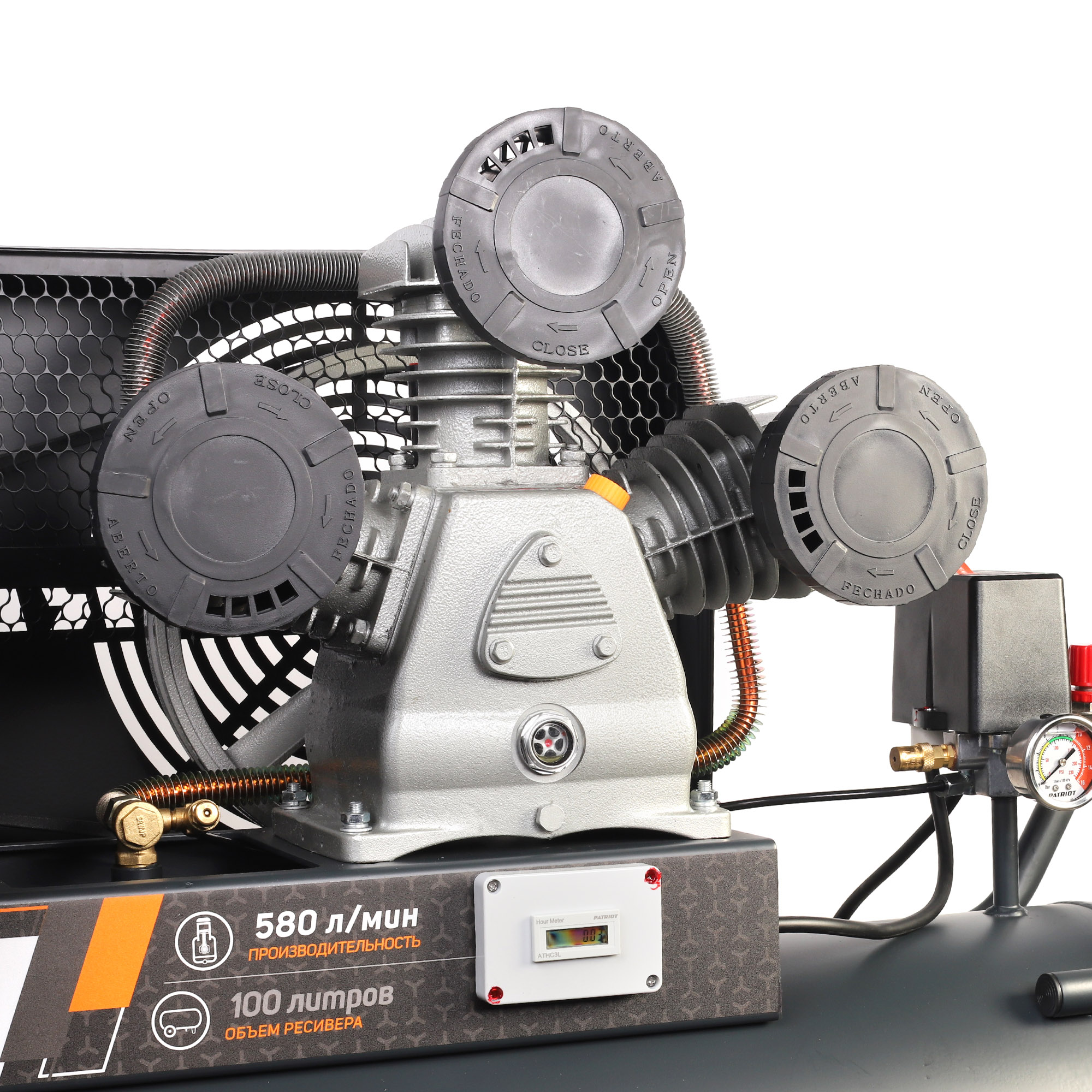 Поршневой компрессор PATRIOT KRX 580 L100 D