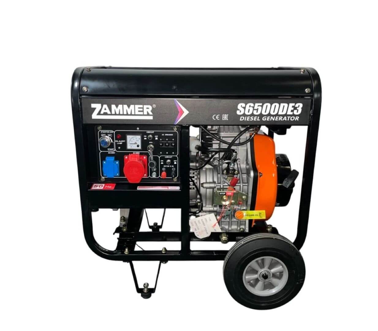 Генератор Zammer ECO S6500DE3 - 4,5 кВт фото Генератор Zammer ECO S6500DE3 - 4,5 кВт