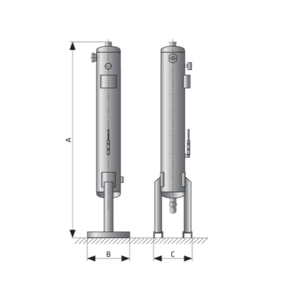 Колонна с активированным углем (фильтр) TAC 200 фото Колонна с активированным углем (фильтр) TAC 200