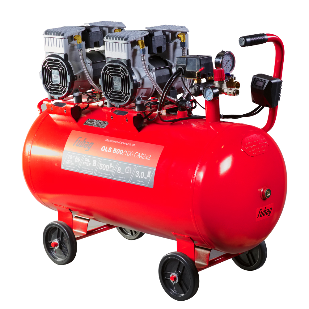 Поршневой компрессор Fubag OLS 500/100 CM2х2