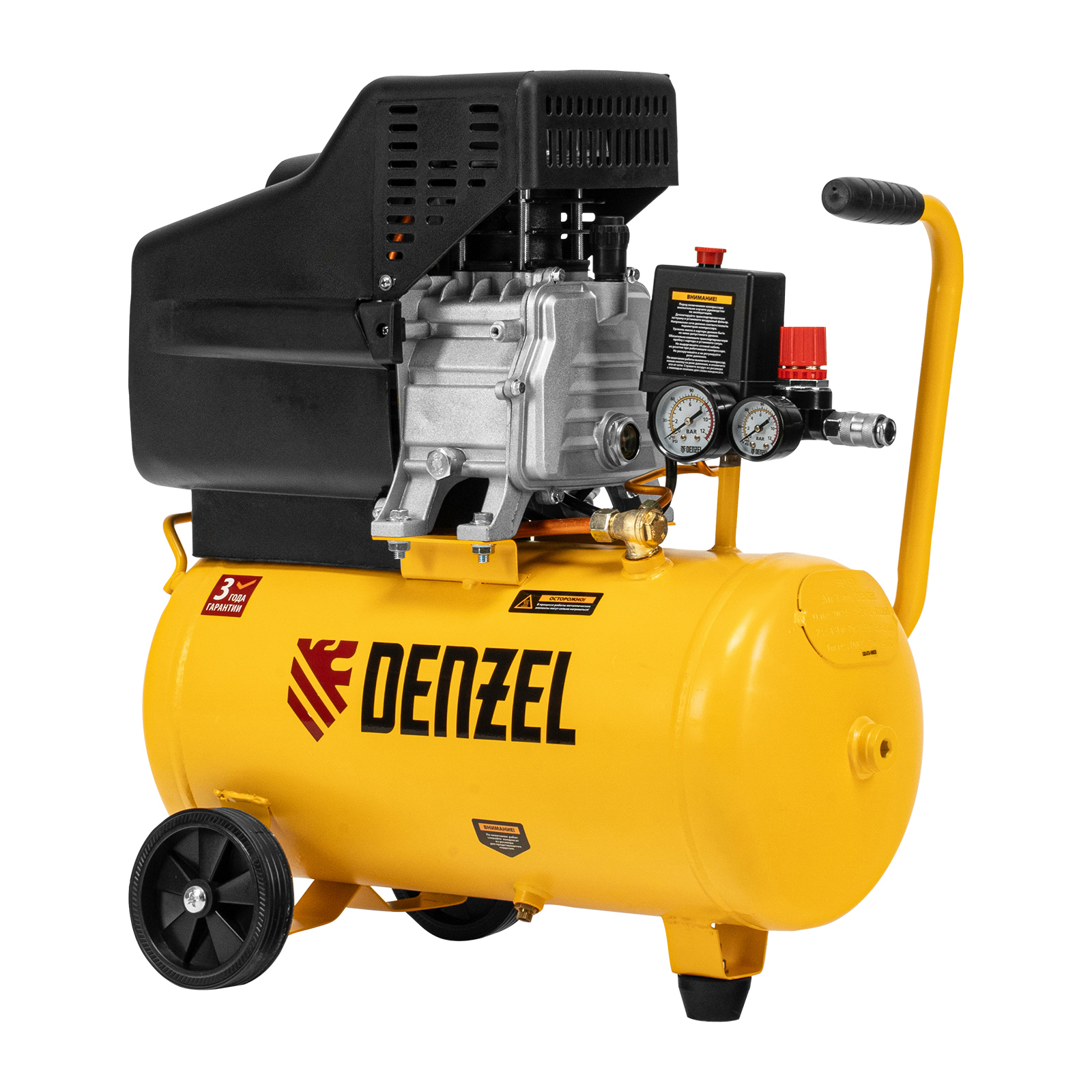 Поршневой компрессор DENZEL DC1500/24