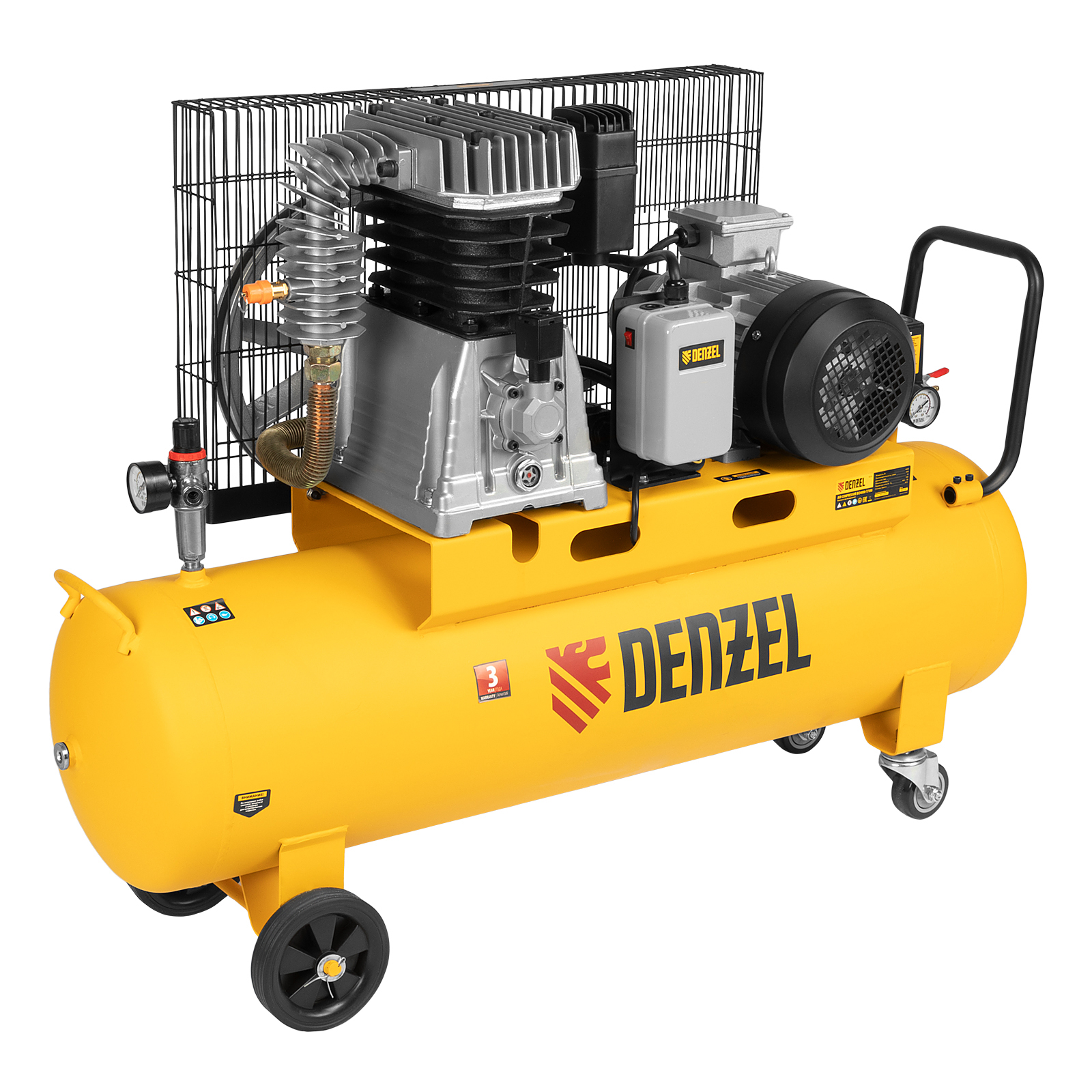 Поршневой компрессор DENZEL BCI4000-T/100