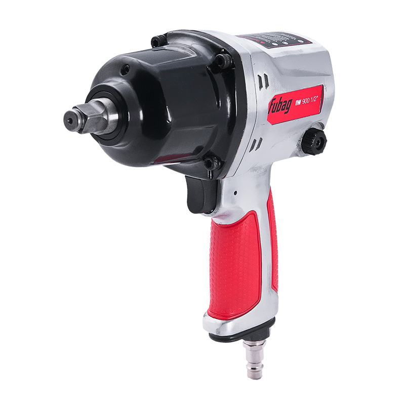 Пневмогайковерт Fubag IW900 1/2" (880Нм_6.3бар_1/2") + набор головок_кейс
