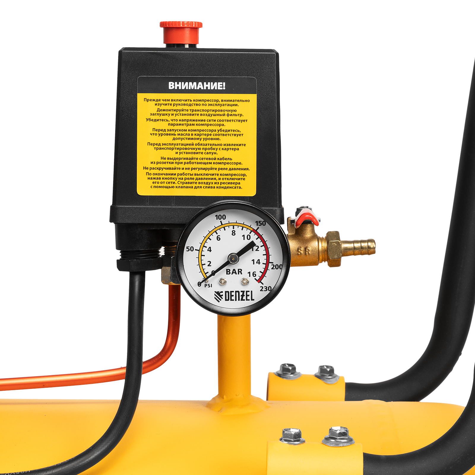 Поршневой компрессор DENZEL BCI3000-T/200