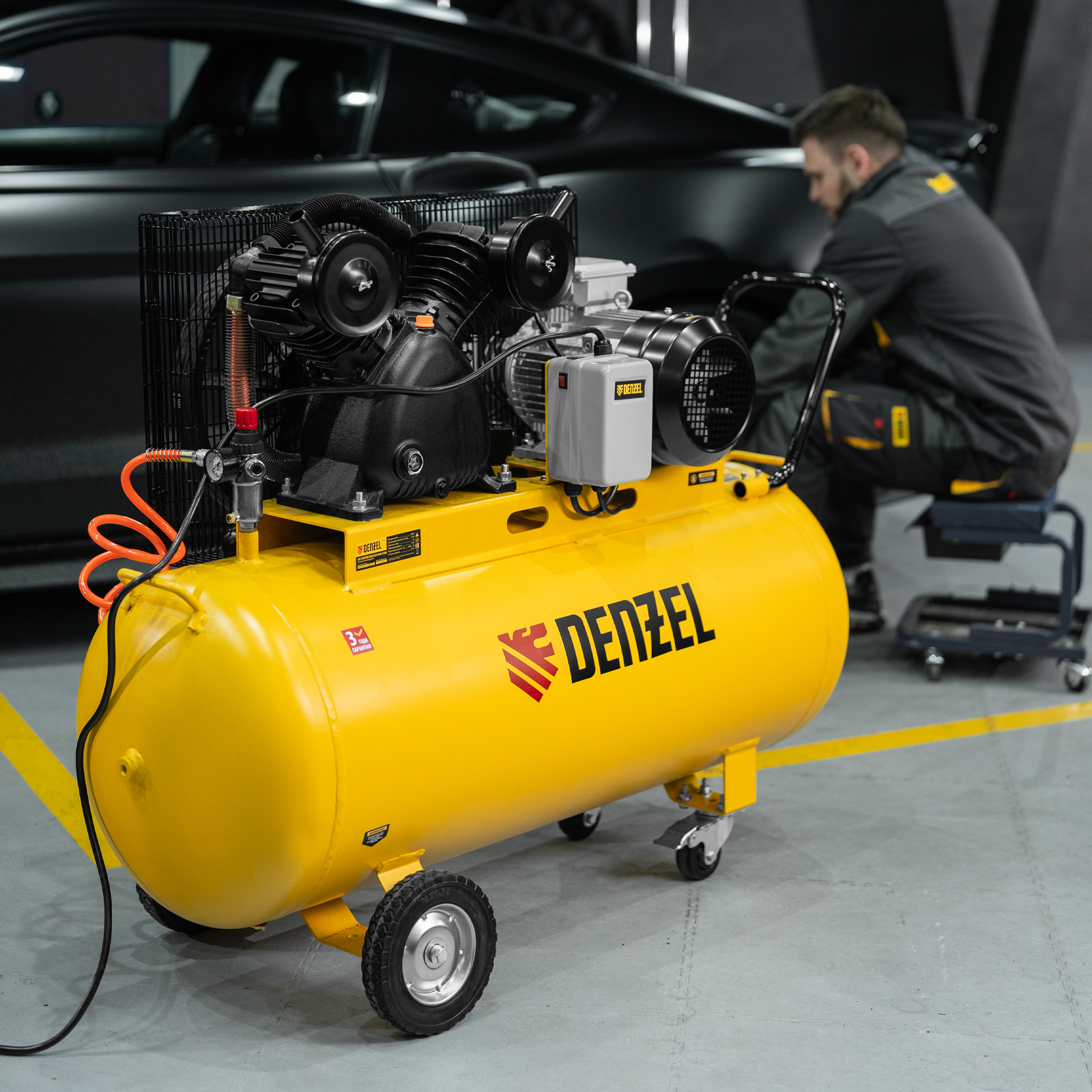 Поршневой компрессор DENZEL BCV 5500-T/200