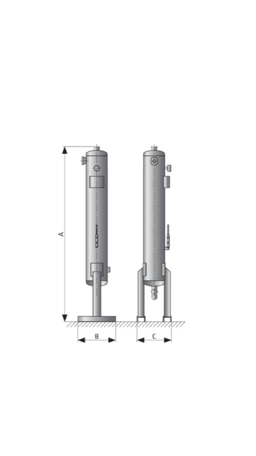 Колонна с активированным углем (фильтр) TAC 2500 F